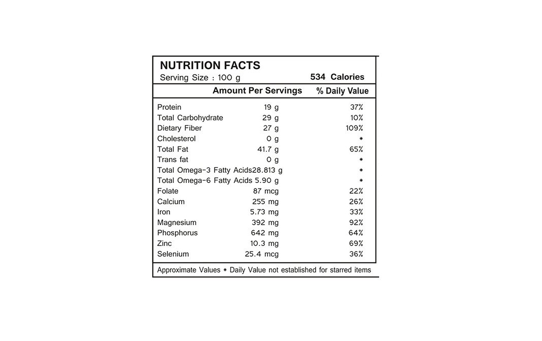 Wonderelements Roasted Flax Seeds    Pack  150 grams